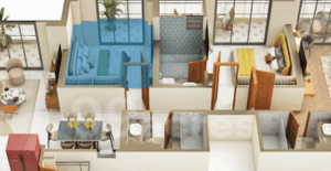 3BHK Godrej Majesty