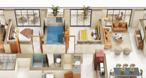3BHK Godrej Majesty 1792 SQFT